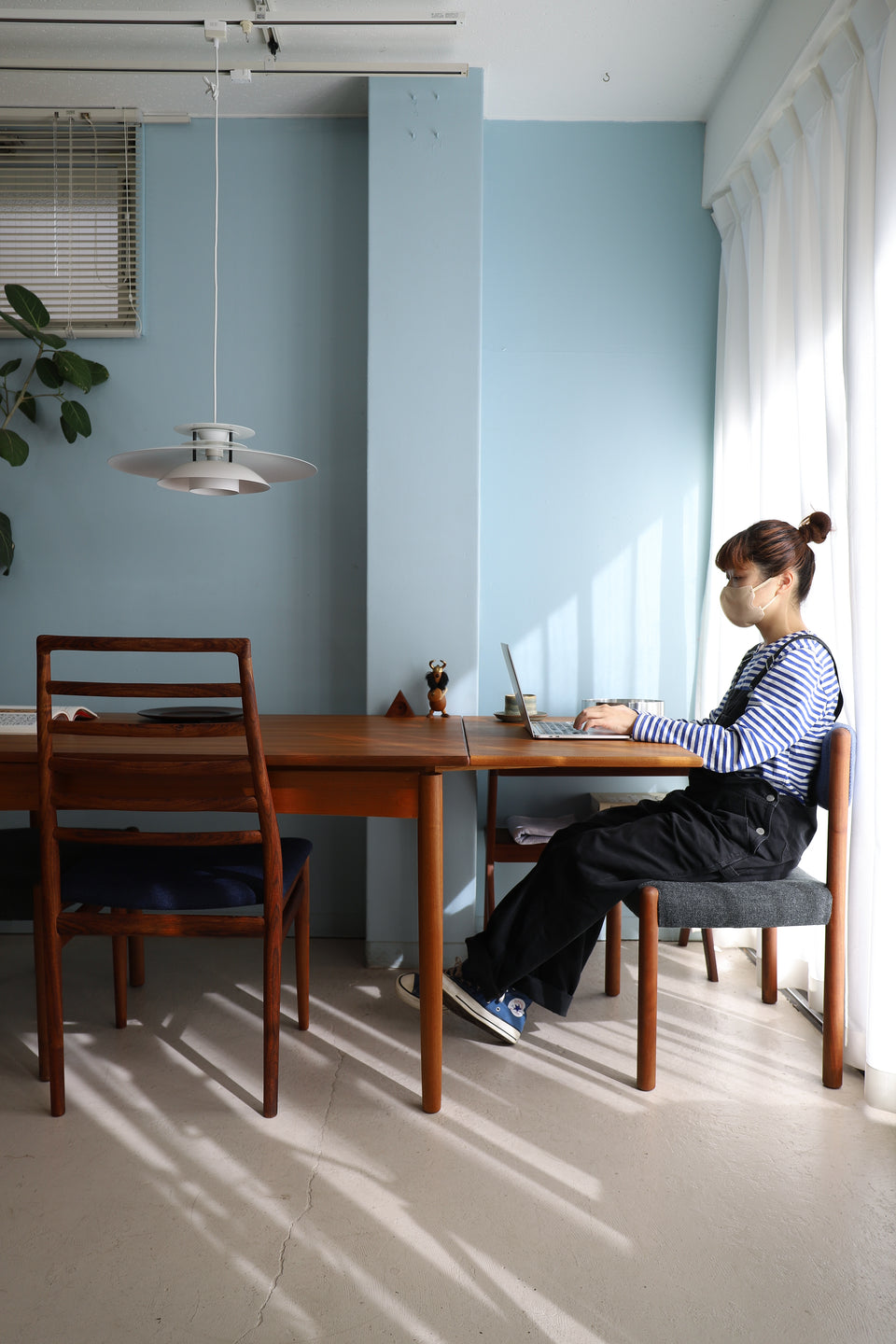 Teak Extension Dining Table Danish Vintage/デンマークヴィンテージ エクステンション ダイニングテーブル 北欧家具