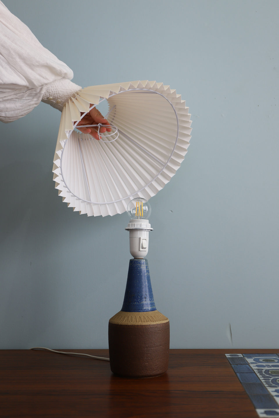 Danish Vintage Søholm Table Lamp Model 3049 Einar Johansen/デンマークヴィンテージ スーホルム テーブルランプ エイナー・ヨハンセン 間接照明 北欧インテリア