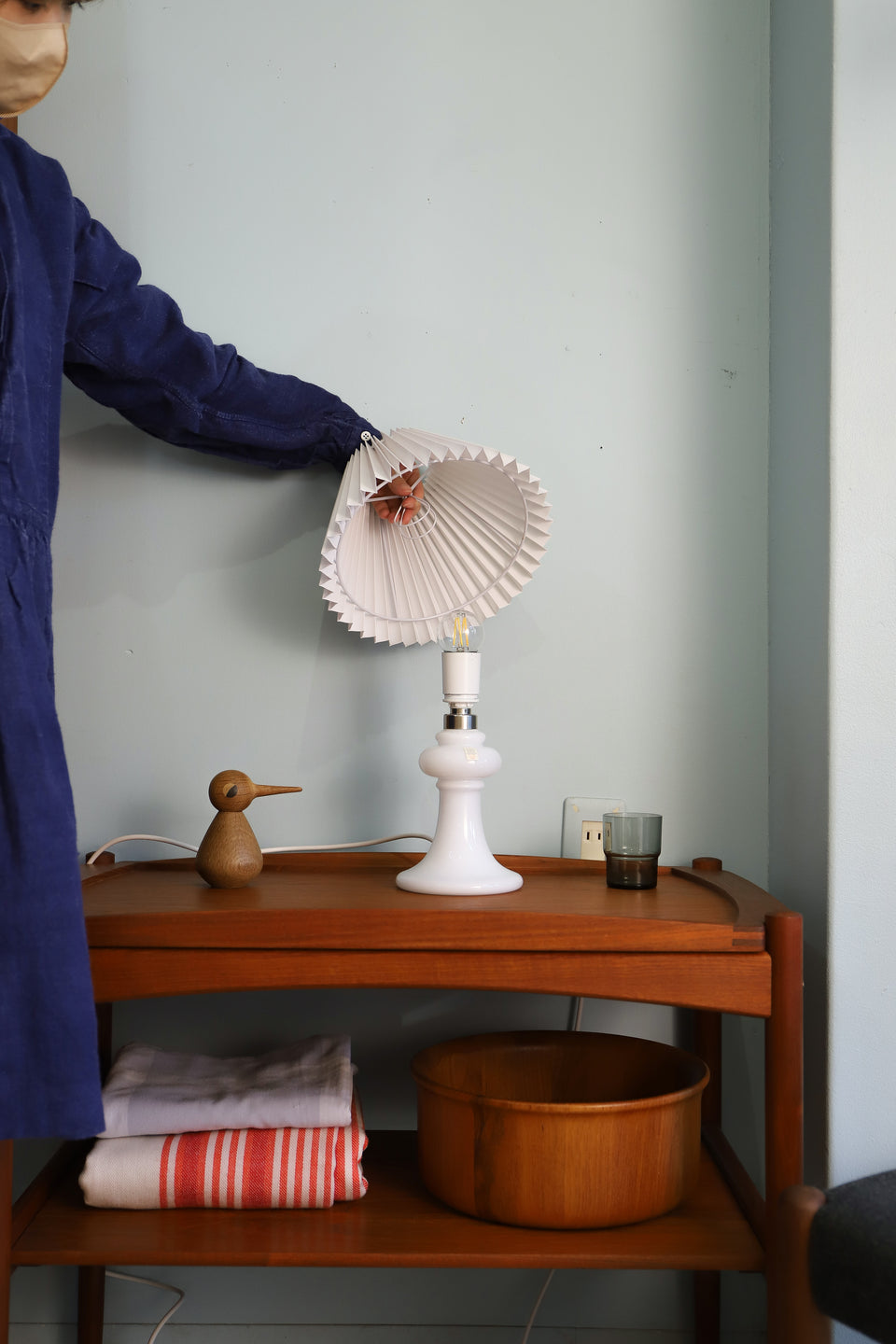 Vintage Holmegaard Table Lamp Madeleine Michael Bang/ホルムガード テーブルランプ マドレーヌ マイケル・バング 照明 北欧インテリア