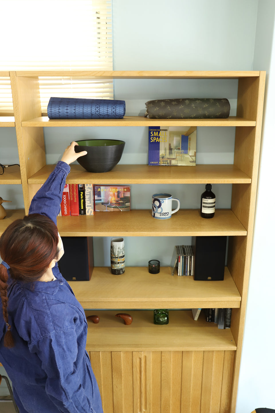 RY MØBLER Hans J. Wegner System Cabinet RY100/デンマークヴィンテージ ハンス・J・ウェグナー システムキャビネット オーク材 北欧家具