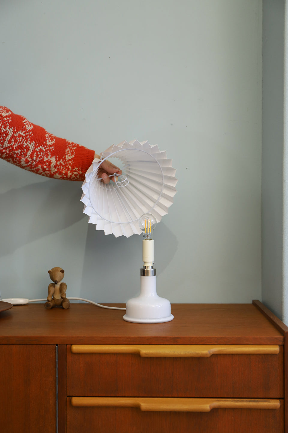 Vintage Holmegaard Table Lamp Camilla/ホルムガード テーブルランプ カミラ シセ・ヴェアナー デンマーク ヴィンテージ 北欧