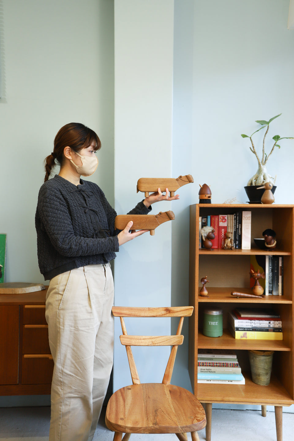 Kay Bojesen Hippo Danish Vintage/カイ・ボイスン ヒッポ カバ オブジェ デンマークヴィンテージ 北欧雑貨