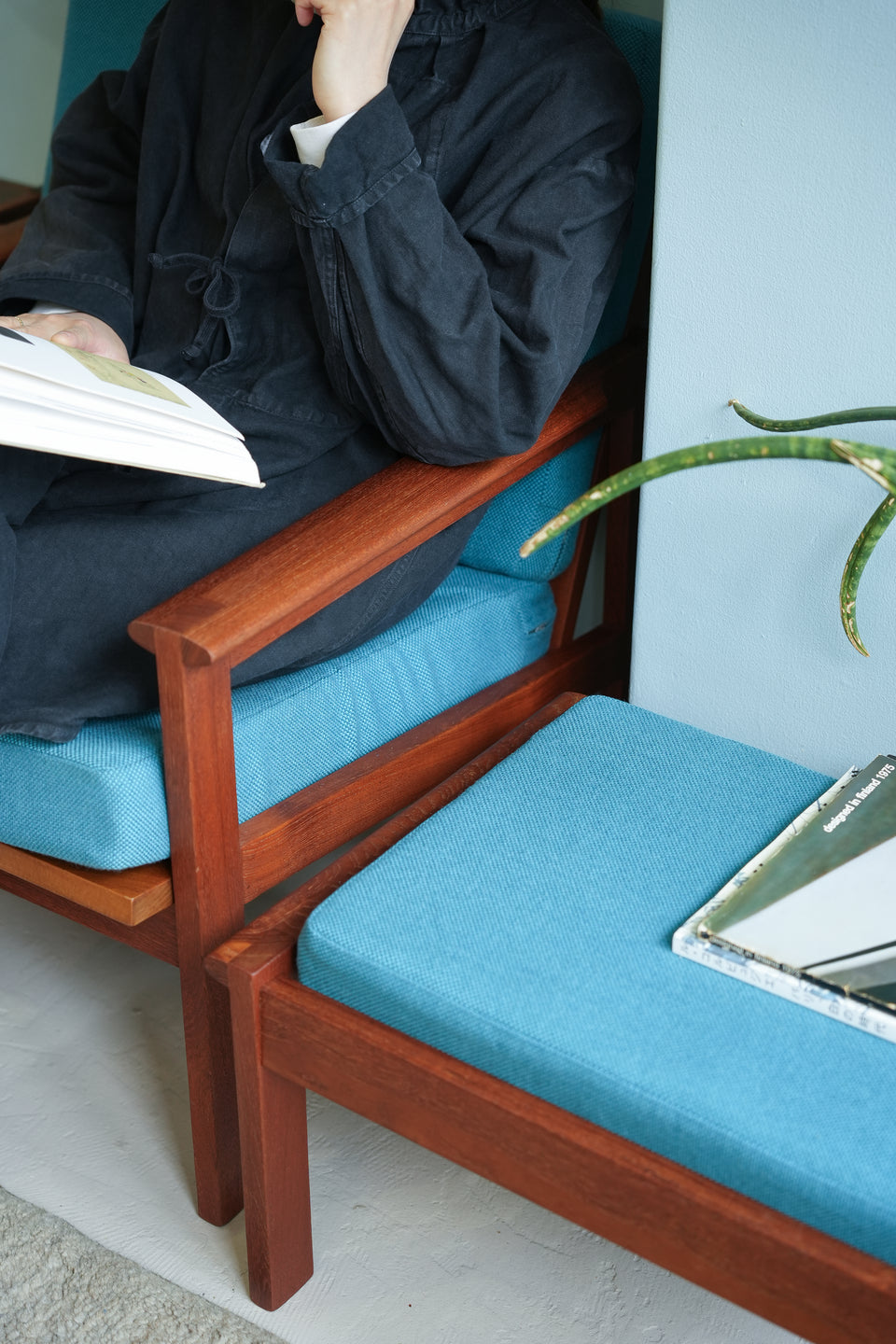 Illum Wikkelso Capella Easy Chair with Ottoman Niels Erik Eilersen/イルム・ヴィケルソー イージーチェア カペラ アイラーセン デンマークヴィンテージ