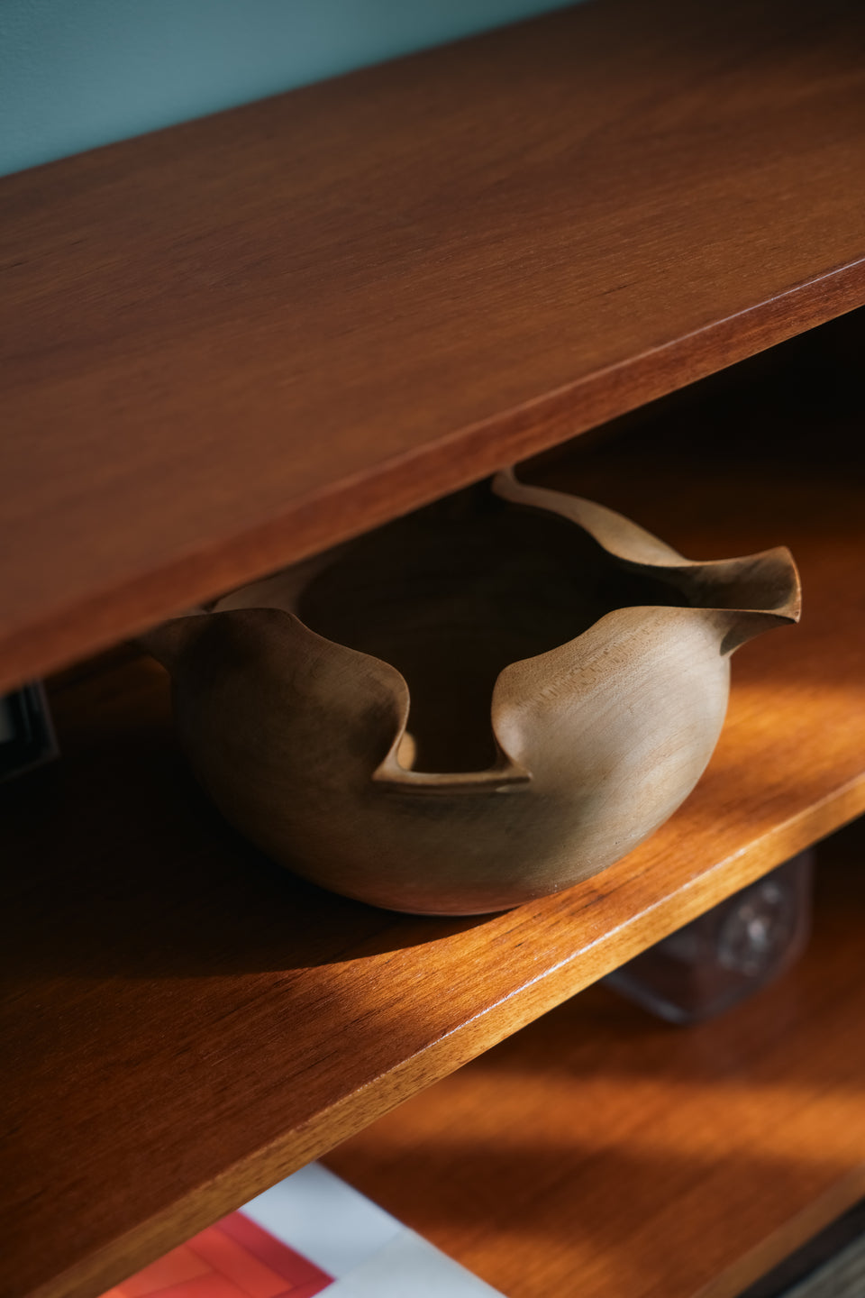 Made in Italy Wooden Bowl/イタリア製 木製ボウル ヴィンテージインテリア