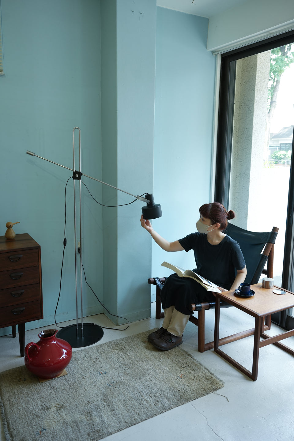 Midcentury Vintage Floor Stand Light/ミッドセンチュリーヴィンテージ フロアスタンドライト 間接照明