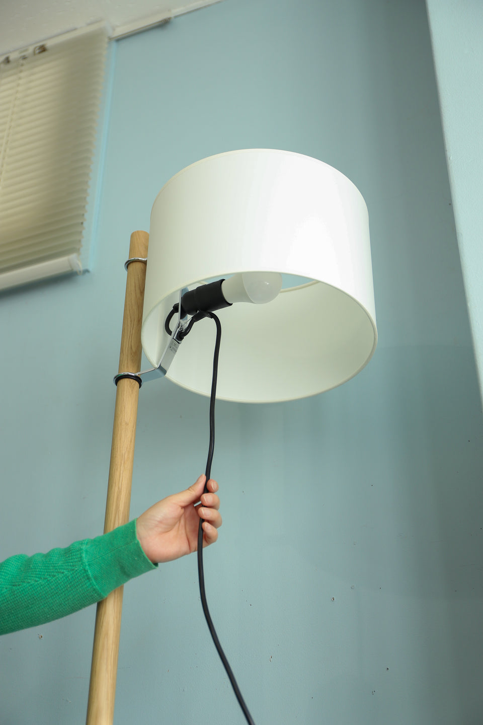 Miguel Milá TMM Floor Lamp Santa&Cole/ミゲル・ミラ TMMフロアランプ サンタ&コール オーク材 スペイン