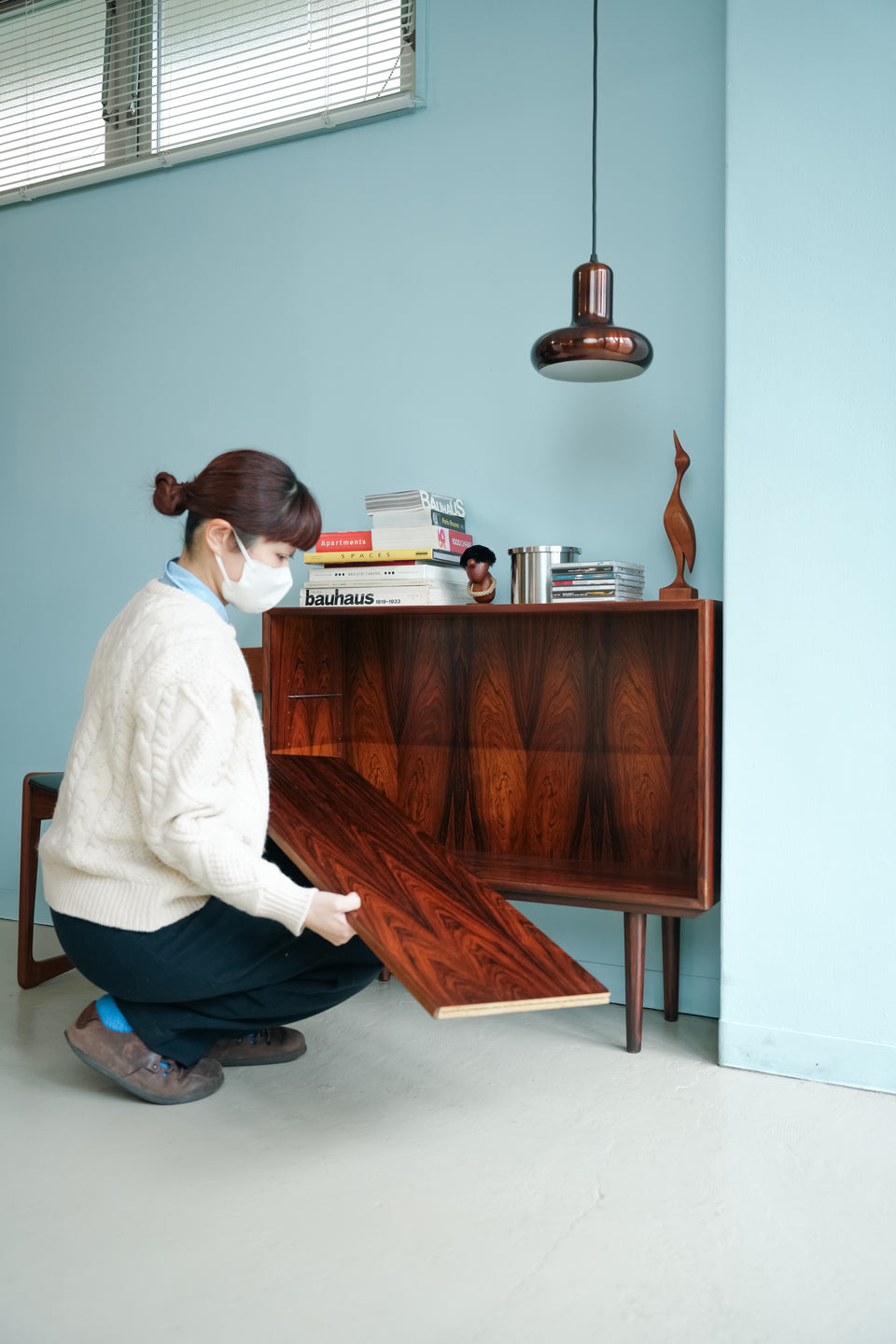 Rosewood Bookcase Danish Vintage/デンマークヴィンテージ ブックケース ローズウッド材 本棚 北欧家具