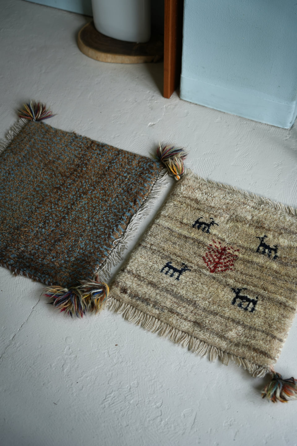 Small Gabbeh Rug/ギャッベ 絨毯 マット カーペット 敷物