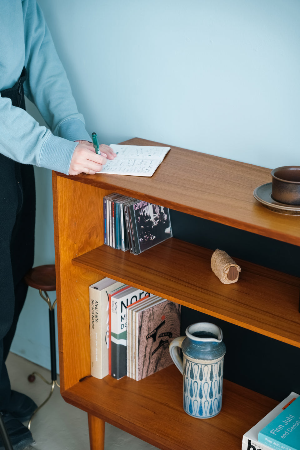 Small Bookcase Teak Danish Vintage/デンマークヴィンテージ スモールブックケース チーク材