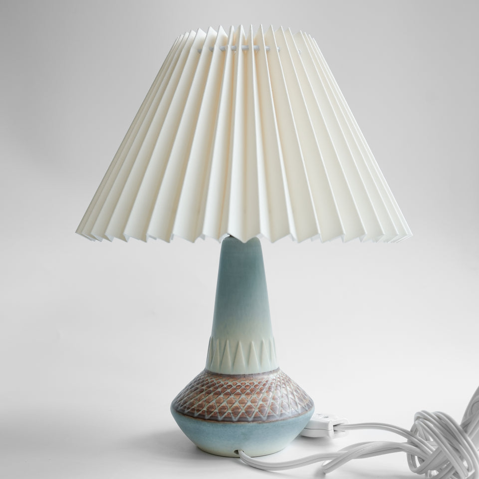 Soholm Table Lamp Model 926 Light Blue and Brown/テーブルランプ エイナー・ヨハンセン スーホルム デンマークヴィンテージ