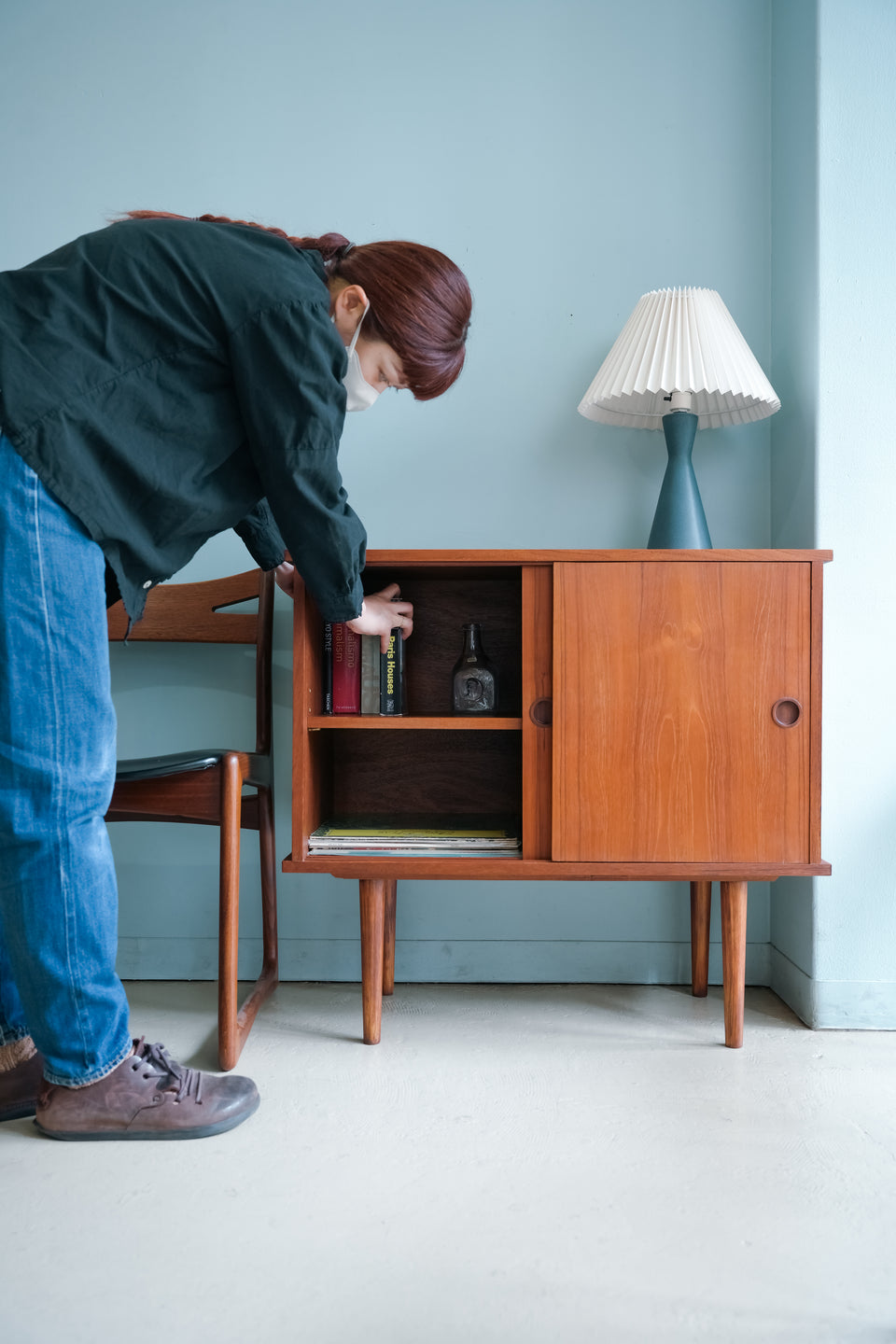 Teak Small Side Board Danish Vintage/デンマークヴィンテージ スモールサイドボート チーク材