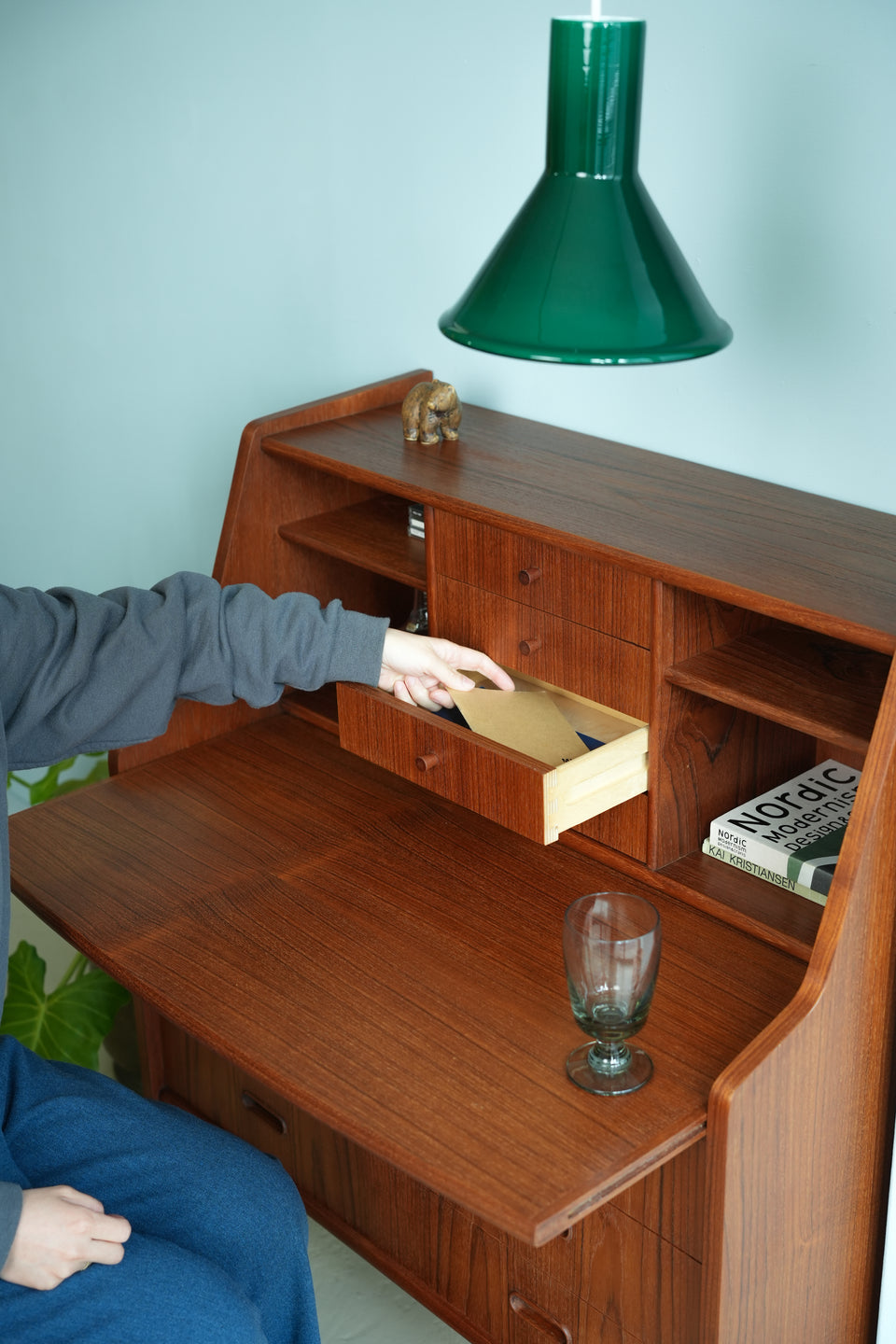 Teak Writing Bureau Danish Vintage/デンマークヴィンテージ ライティングビューロー チーク材 北欧家具
