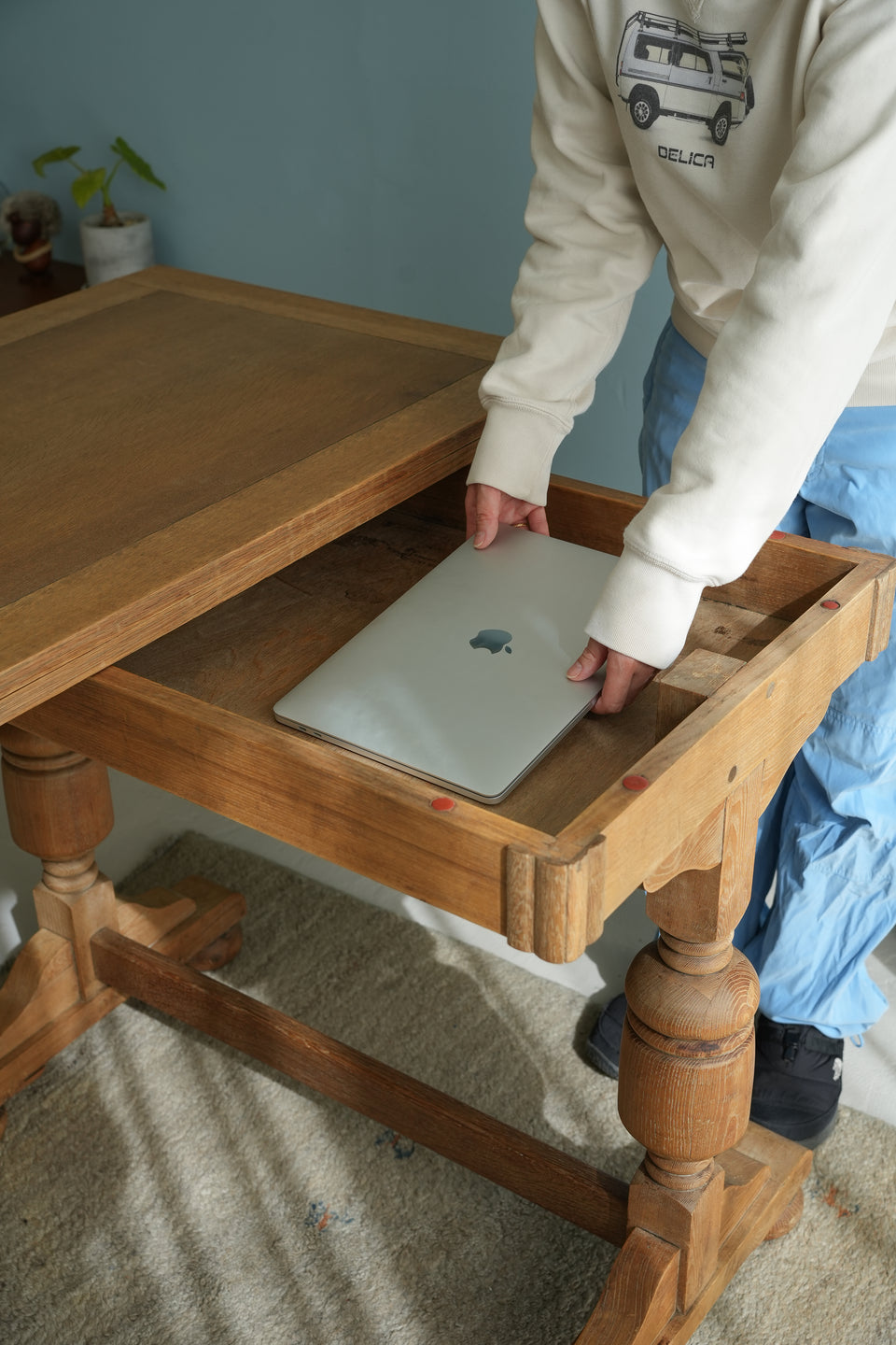UK Antique Extension Table/イギリスアンティーク エクステンションテーブル