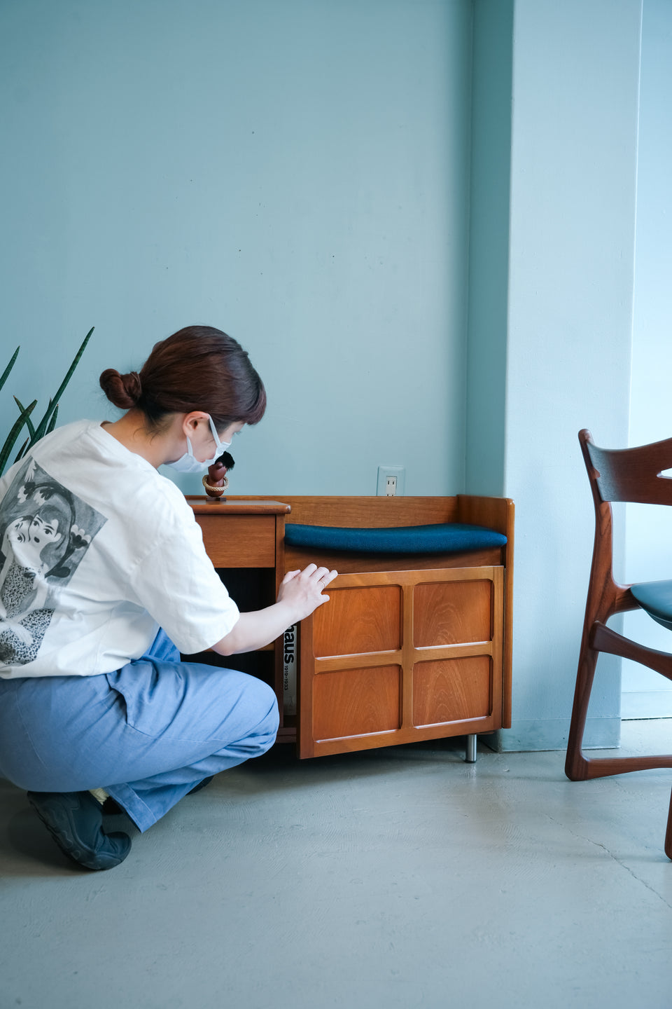 UK Vintage Nathan Telephone Bench/イギリスヴィンテージ ネイサン テレフォンベンチ