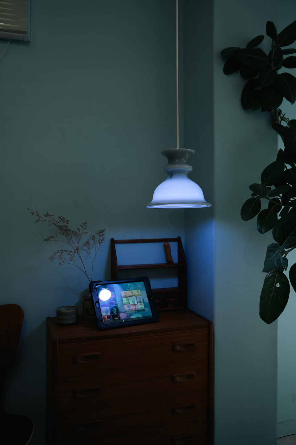 Vintage Holmegaard Pendant Light Tivoli Gray/ホルムガード ペンダントライト チボリ グレー 北欧ヴィンテージ
