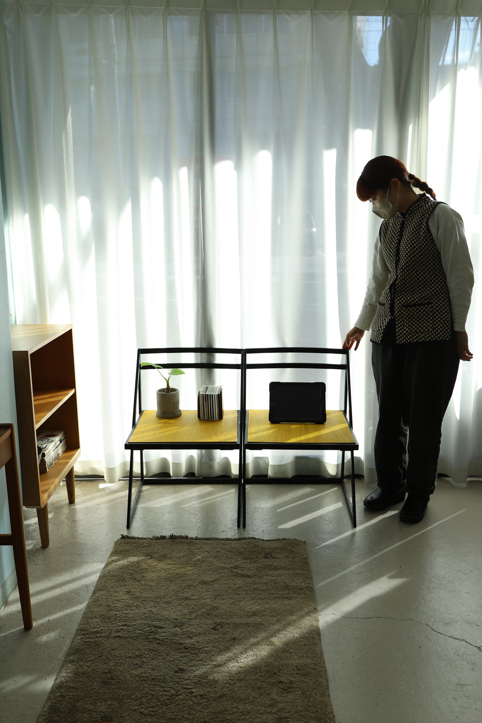 Vintage Iron Chair Postmodern Design/ヴィンテージ アイアンチェア ポストモダンデザイン
