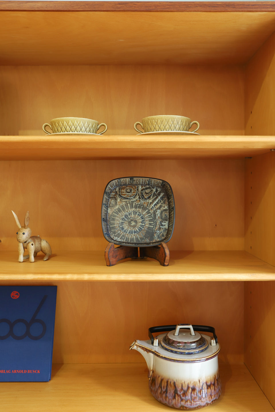 Vintage Royal Copenhagen Baca Siena Square Plate Tray/ロイヤルコペンハーゲン スクエアプレート トレイ バッカ シエナ
