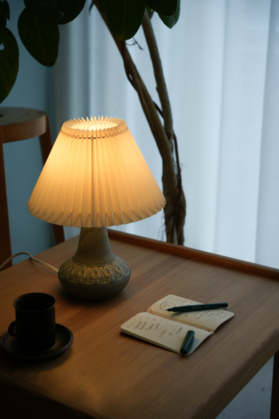 Vintage Søholm Table Lamp 1028 Gray/デンマークヴィンテージ スーホルム テーブルランプ 照明 北欧インテリア