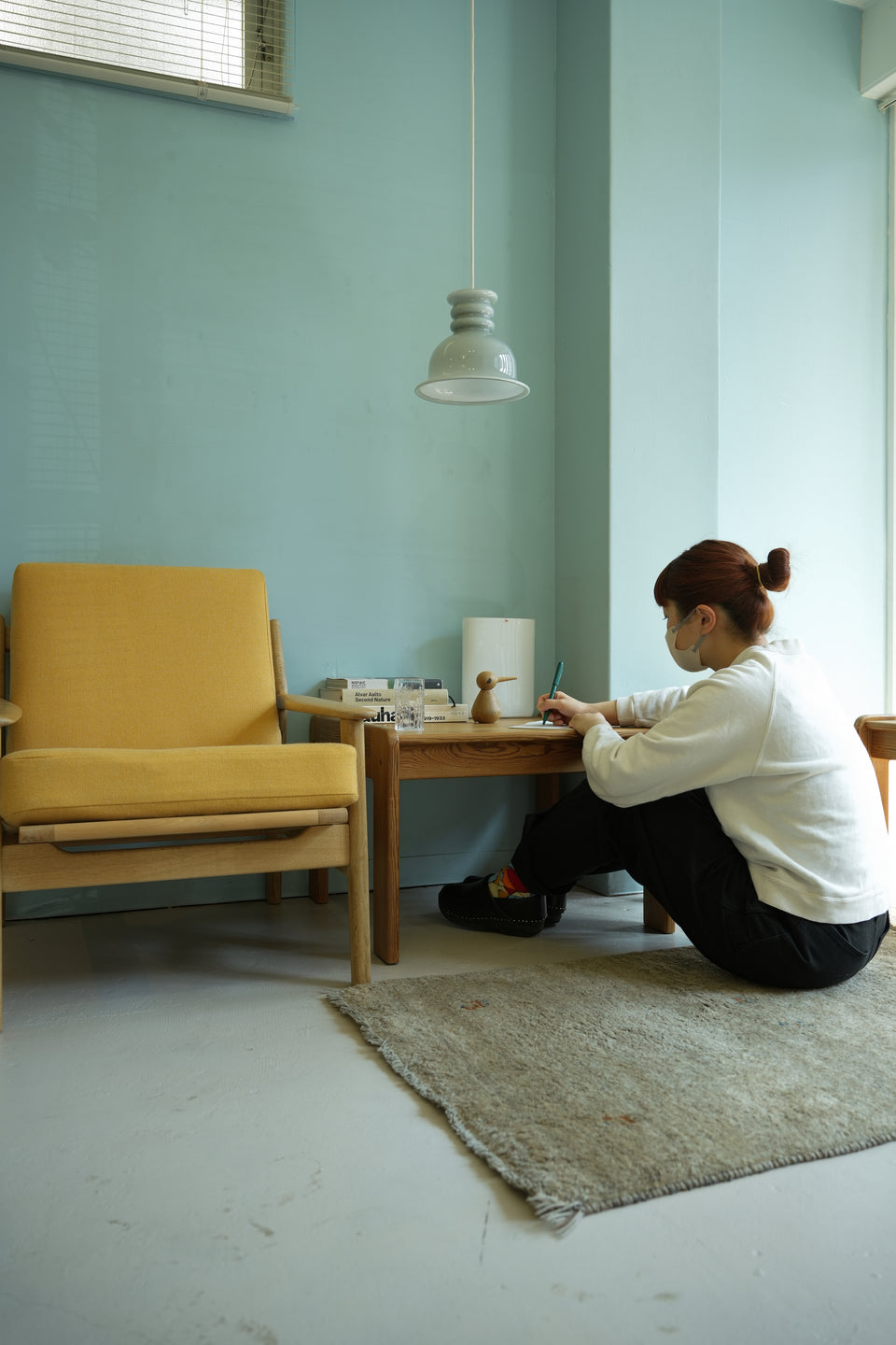 Vintage Swedese Pinewood Square Table Yngve Ekström/スウェーデンヴィンテージ スクエアローテーブル パイン材 イングヴィ・エクストローム