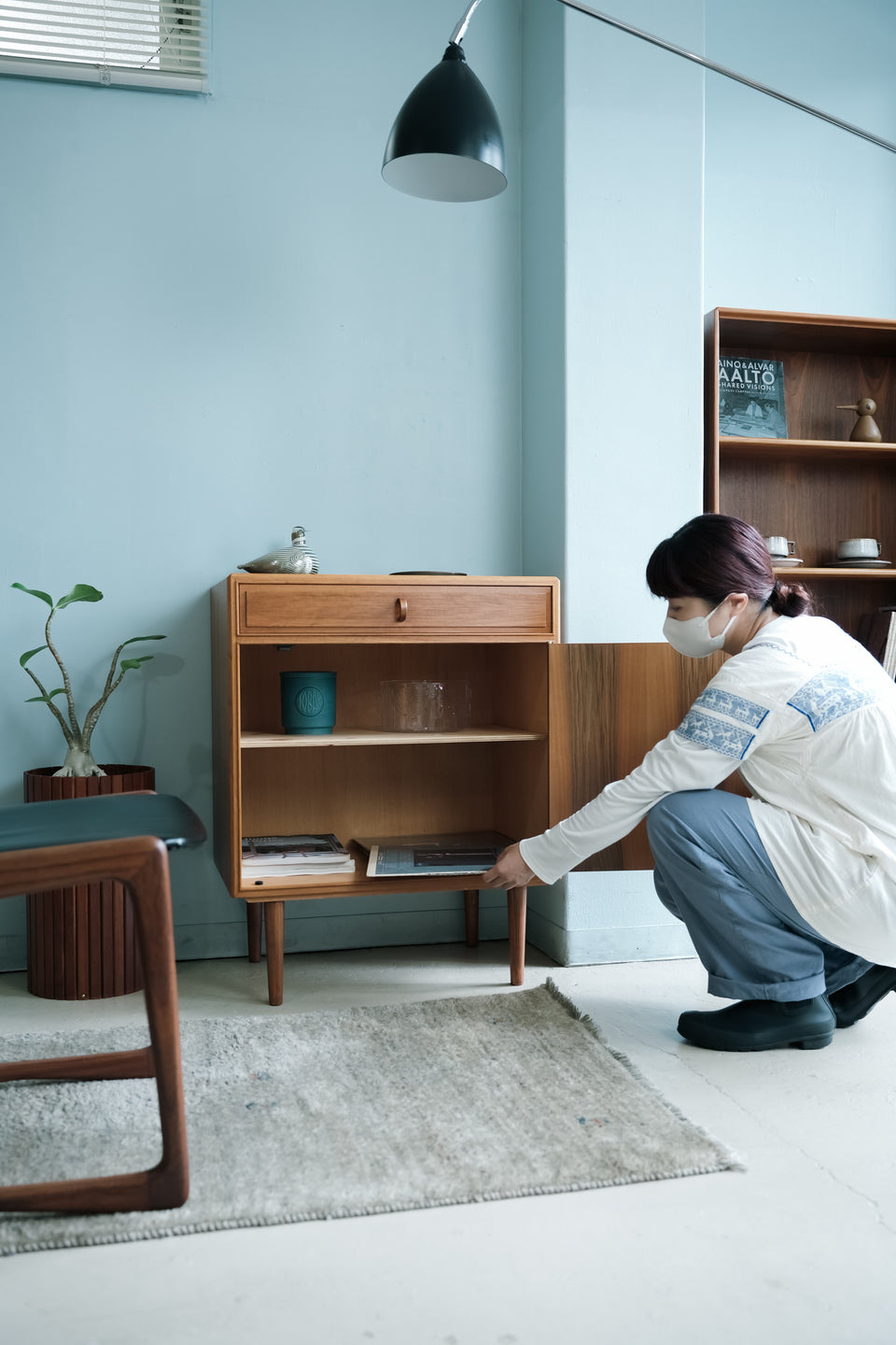 Bodafors Facett Small Cabinet Bertil Fridhagen/スウェーデンヴィンテージ ボダフォース スモールキャビネット バーティル・フリードハーゲン