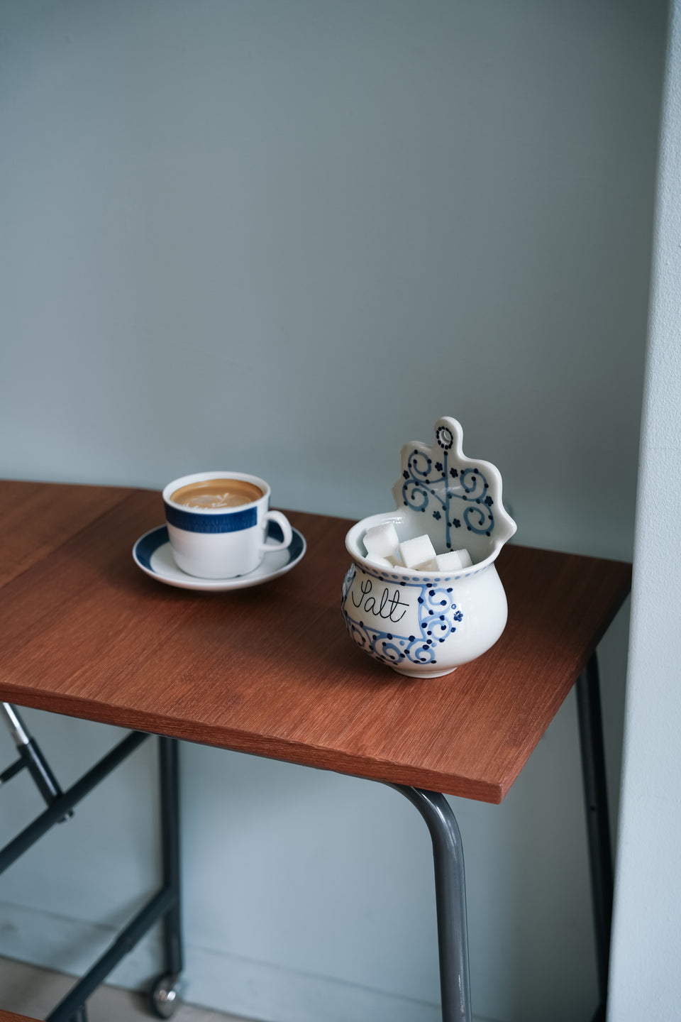 Rorstrand Koka Bla Tea Cup & Saucer Hertha Bengtson/ロールストランド コカ ブルー ティーカップ&ソーサー ヘルタ・ベングトソン