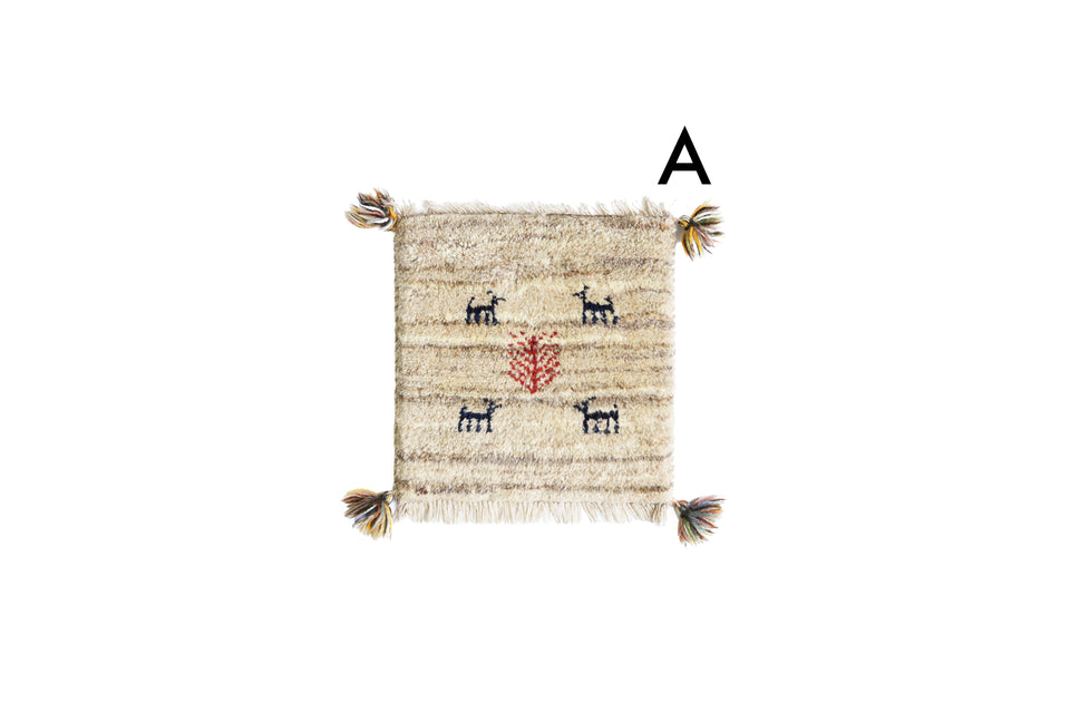 Small Gabbeh Rug/ギャッベ 絨毯 マット カーペット 敷物
