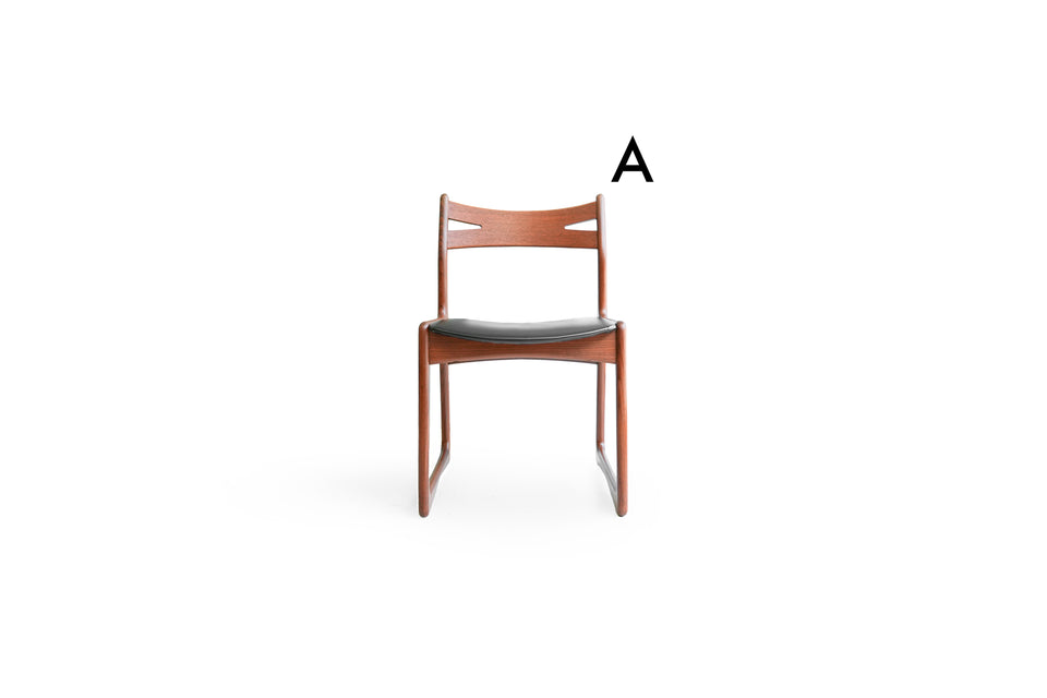 Danish Vintage Dining Chair Sculptural Design/デンマークヴィンテージ ダイニングチェア 椅子 チーク材 北欧家具