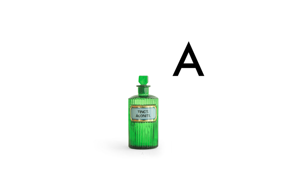UK Antique Apothecary Jar Glass Bottle/イギリスアンティーク 薬瓶 ガラスボトル インテリア