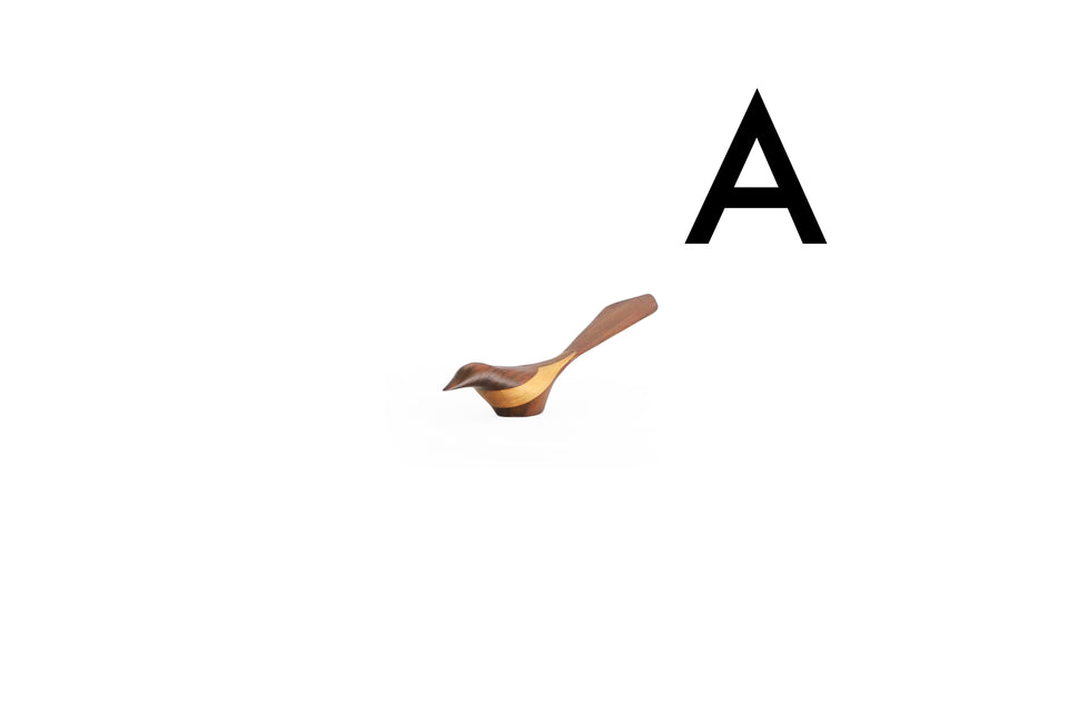 A: Teakwood Bird Figure Danish Vintage