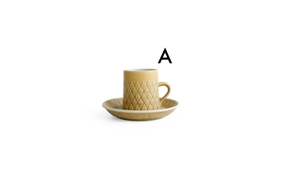 Jens H.Quistgaard Relief Tea Cup and Saucer Plate/イェンス・クイストゴー レリーフ ティーカップ&ソーサー プレート 北欧ヴィンテージ食器