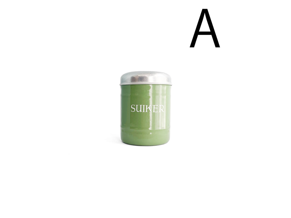 Dutch Vintage Enamel Canister/オランダヴィンテージ キャニスター ホーロー