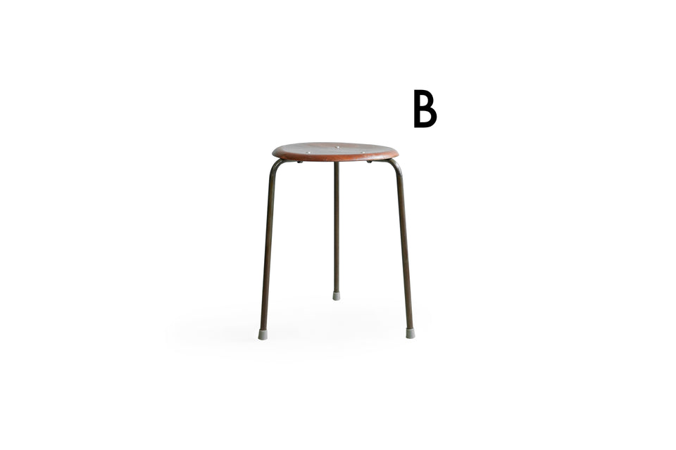 Danish Vintage Plywood Stacking Stool/デンマークヴィンテージ スツール プライウッド