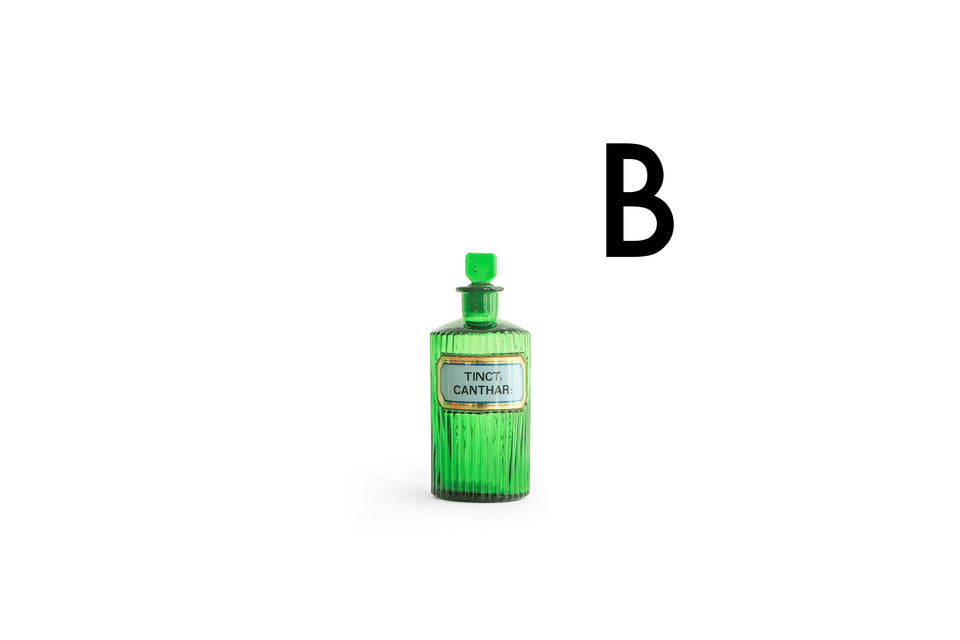 UK Antique Apothecary Jar Glass Bottle/イギリスアンティーク 薬瓶 ガラスボトル インテリア