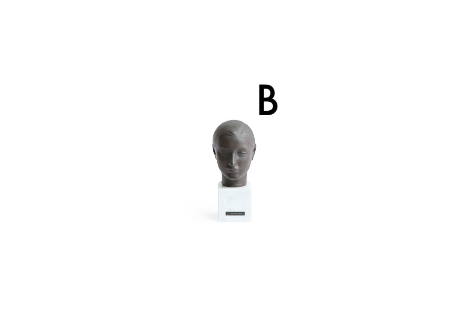 Yasutake Funakoshi Bronze Sculpture/舟越保武 ブロンズ像 少女 アンナ ローラ 彫刻
