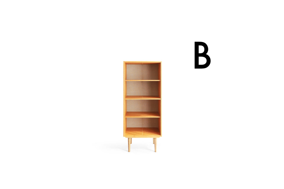 Oakwood Cabinet Bookcase Shelf HG Møbler Danish Vintage/デンマークヴィンテージ HGモブラー キャビネット ブックケース シェルフ 収納 北欧インテリア