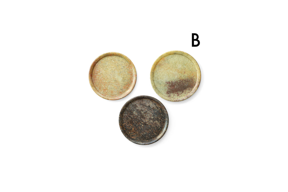 Vintage Marble Stone Plate Bowl/ヴィンテージ 石の器 プレート 大理石 レトロ