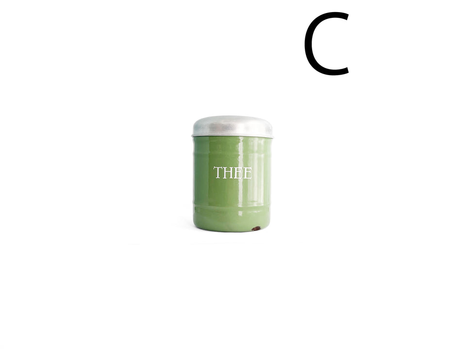 Dutch Vintage Enamel Canister/オランダヴィンテージ キャニスター ホーロー