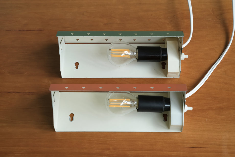 Danish Vintage E.S. Horn Bedside Wall Lamp Type 564 Green / Orange / デンマークヴィンテージ ホーン ウォールランプ