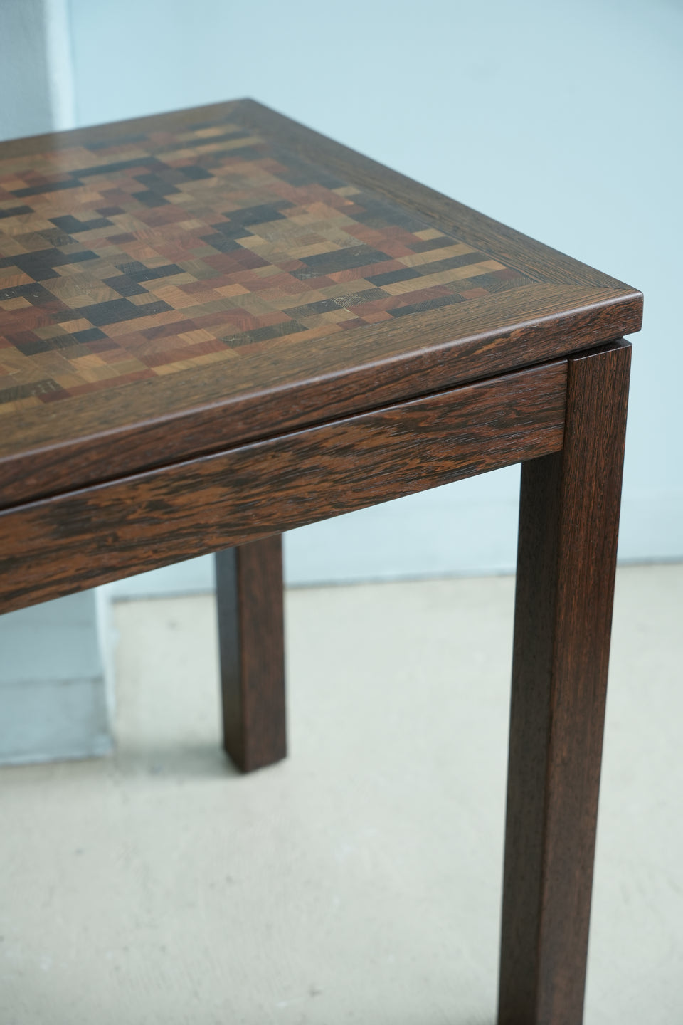 Tranekær Furniture Wenge Mosaic Side Table Danish Vintage / トラネケア ウェンジ モザイク サイドテーブル デンマークヴィンテージ