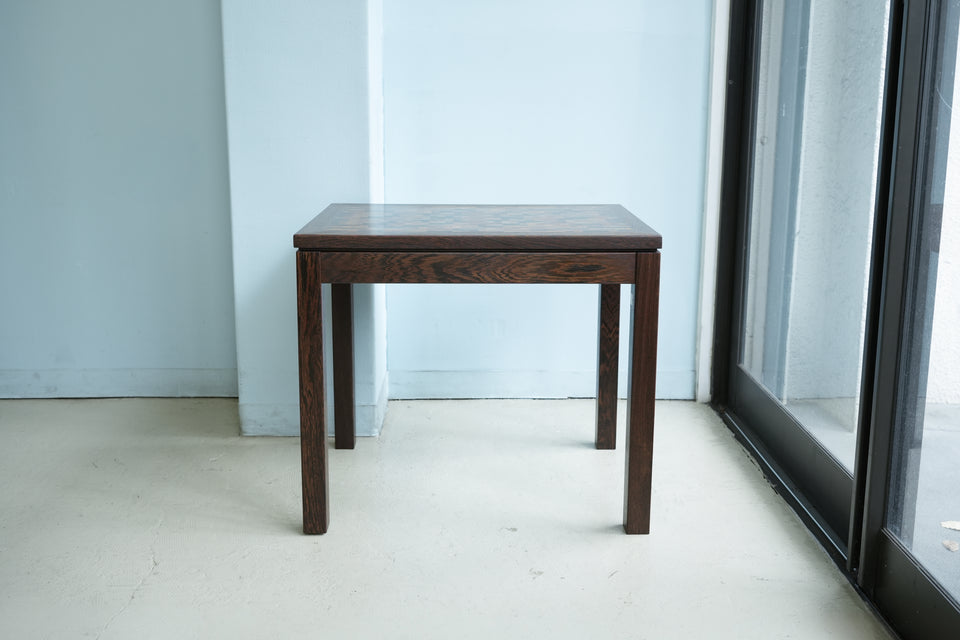 Tranekær Furniture Wenge Mosaic Side Table Danish Vintage / トラネケア ウェンジ モザイク サイドテーブル デンマークヴィンテージ