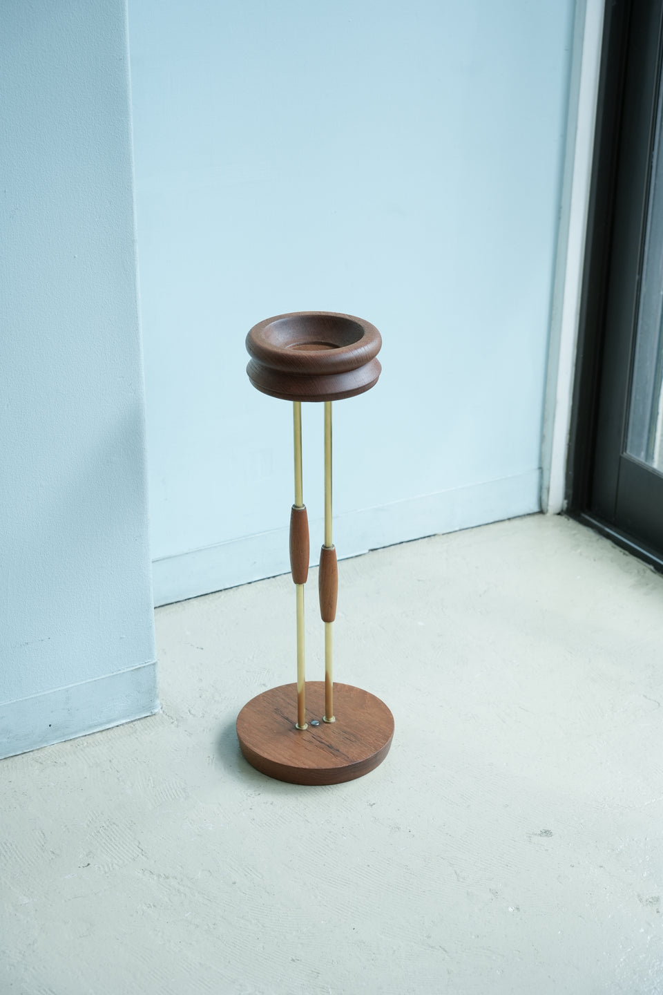 Danish Vintage Teak Side Tray Stand/デンマークヴィンテージ サイドトレイスタンド