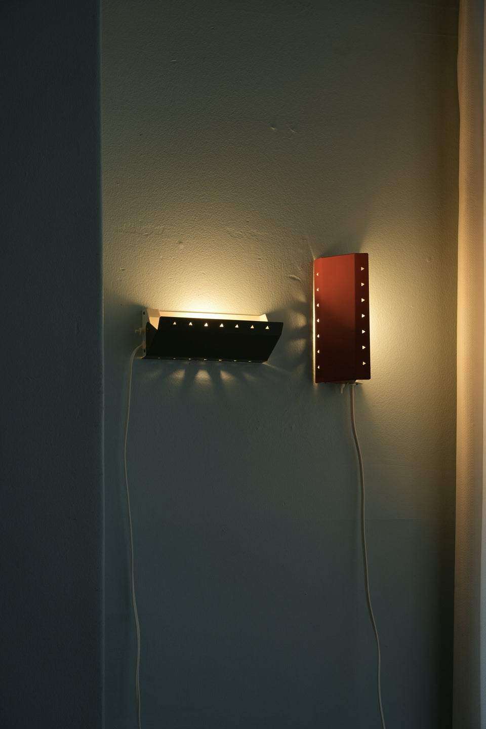 Danish Vintage E.S. Horn Bedside Wall Lamp Type 564 Green / Orange / デンマークヴィンテージ ホーン ウォールランプ