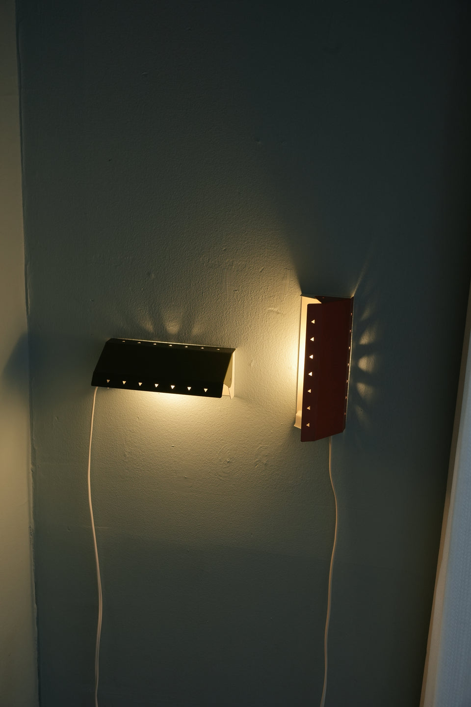 Danish Vintage E.S. Horn Bedside Wall Lamp Type 564 Green / Orange / デンマークヴィンテージ ホーン ウォールランプ