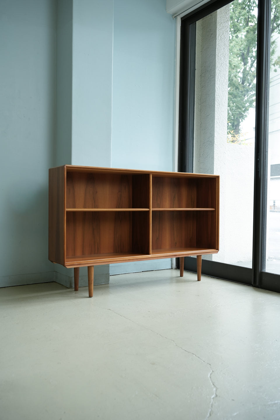 Bodafors Low Bookcase “Facett” Bertil Fridhagen / スウェーデンヴィンテージ ボダフォース ローブックケース