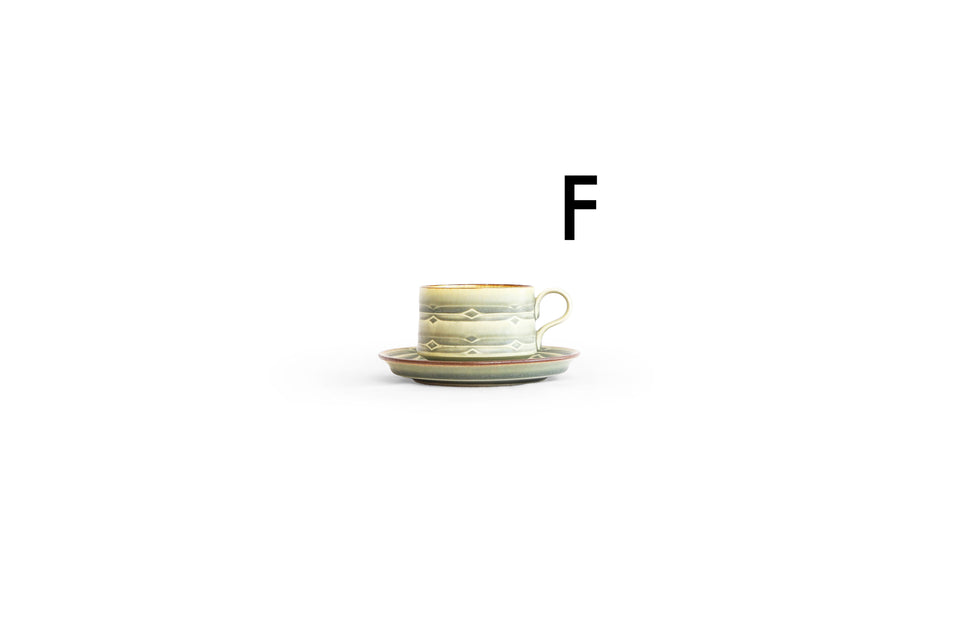 Jens H. Quistgaard RUNE Cup and Saucer/イェンス・クイストゴー ルーン カップ&ソーサー 北欧ヴィンテージ食器