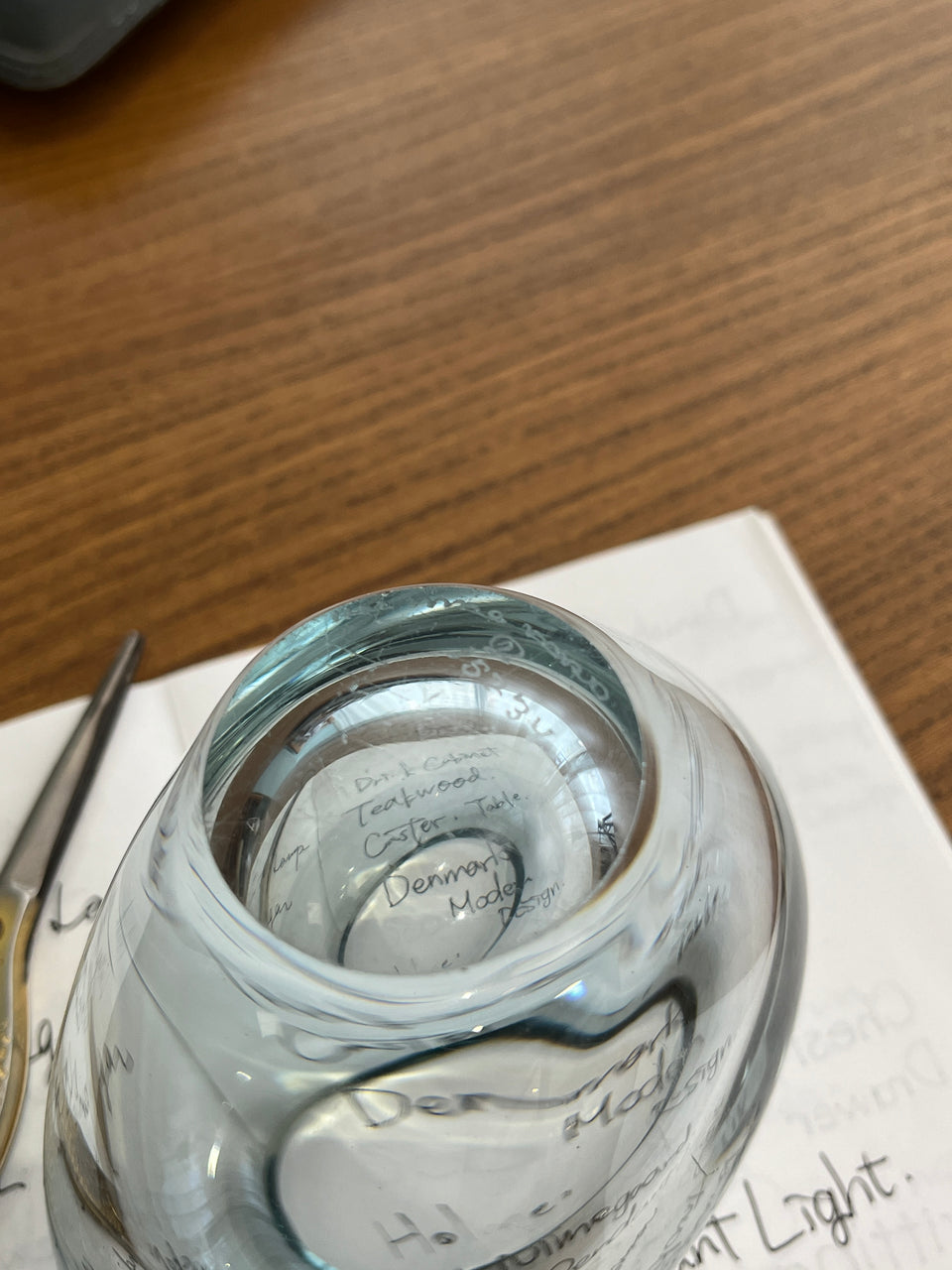 Scandinavian Vintage Small Glass Vase/北欧ヴィンテージ ガラス フラワーベース 花瓶 インテリア