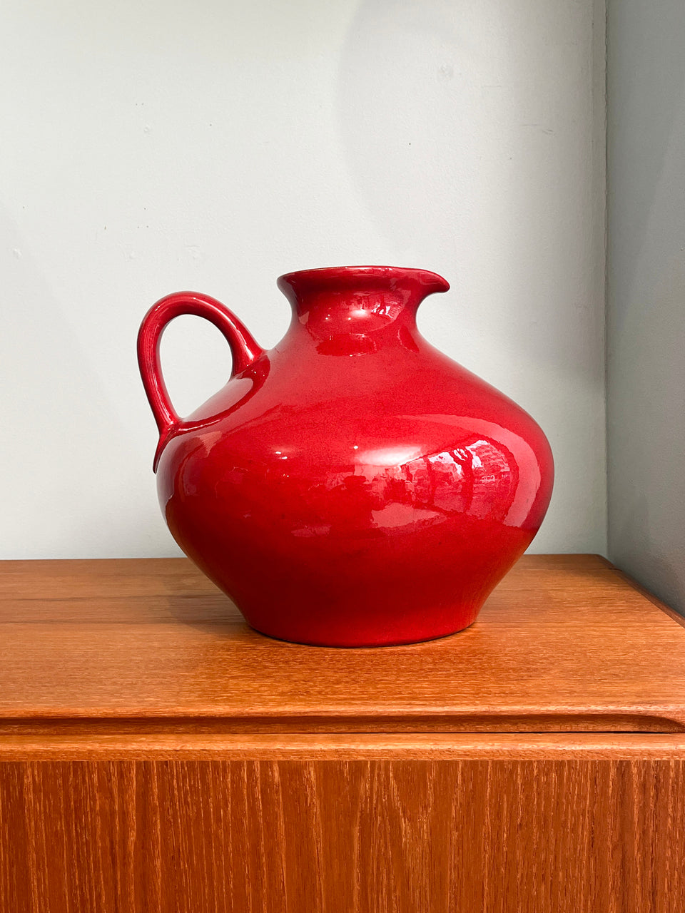W.Germany Jug Vase Fat Lava/西ドイツヴィンテージ ファットラヴァ フラワーベース 花瓶