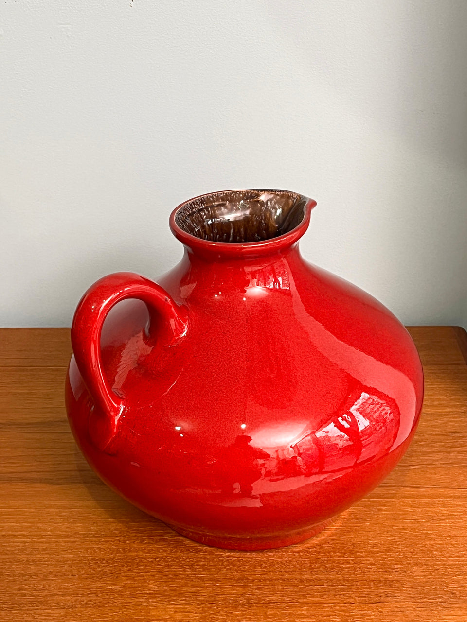 W.Germany Jug Vase Fat Lava/西ドイツヴィンテージ ファットラヴァ フラワーベース 花瓶