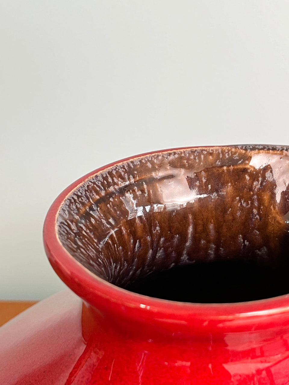W.Germany Jug Vase Fat Lava/西ドイツヴィンテージ ファットラヴァ フラワーベース 花瓶