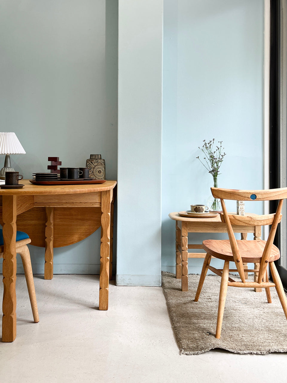 Danish Vintage Wooden Tray/デンマークヴィンテージ トレー お盆 チーク材 オーク材 北欧インテリア